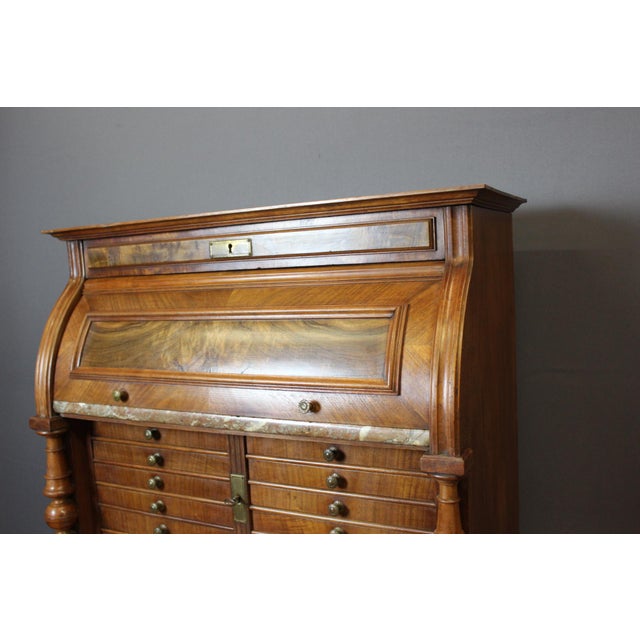 Brown Late 19th Century Dentists Cabinet in Walnut, 1890s For Sale - Image 8 of 16