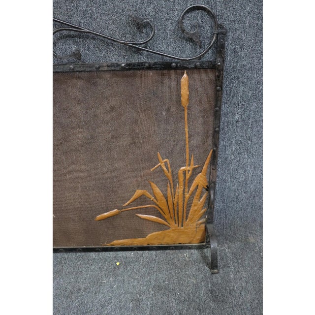 Arts & Crafts Fireplace Screen For Sale - Image 4 of 12