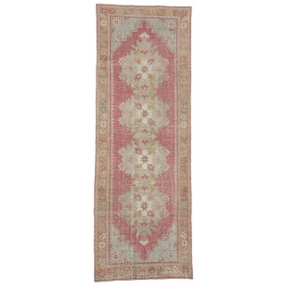 Mid 20th Century Vintage Turkish Runner-3′3″ × 9′2″ For Sale