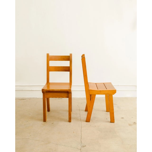 Vintage Constructivist Dining Side Chairs- a Pair For Sale - Image 4 of 11