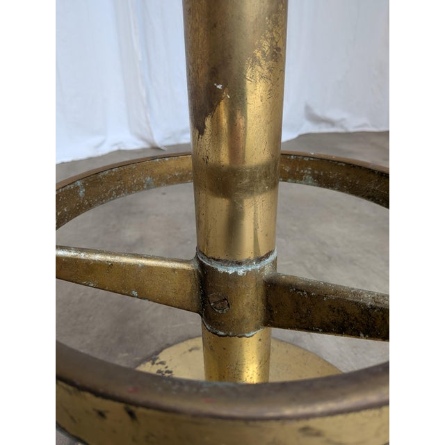 Mid-Century Modern Italian Brass Bar Stool, 1960s For Sale - Image 15 of 18