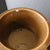 Neoclassical Style Vase Large Vintage Brown/White Glaze 19" Tall For Sale - Image 4 of 5