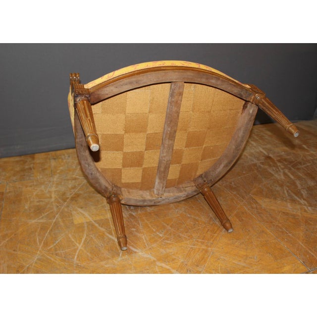 Louis XVI Walnut Bergère Armchairs, Late 18th Century, Set of 2 For Sale - Image 11 of 13