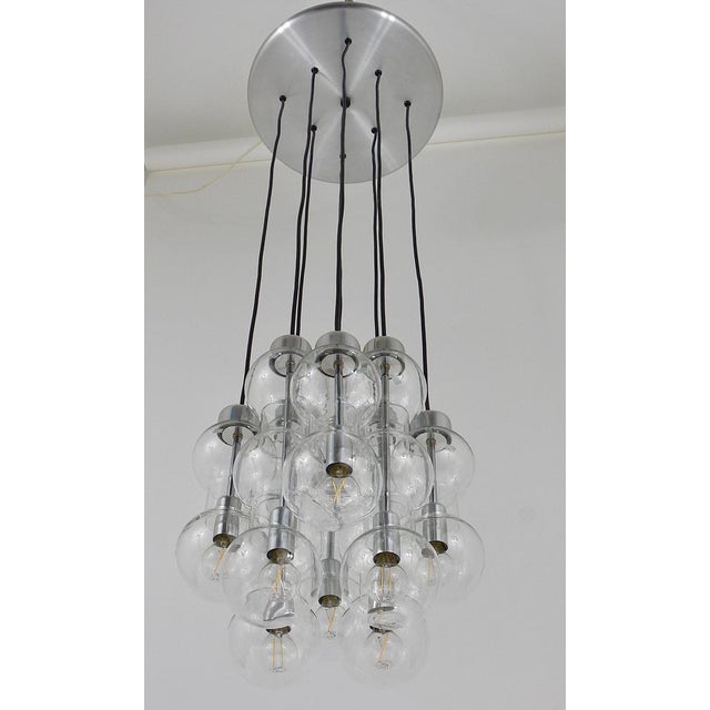 German Space Age Hourglass Chandelier, 1960s For Sale - Image 18 of 18