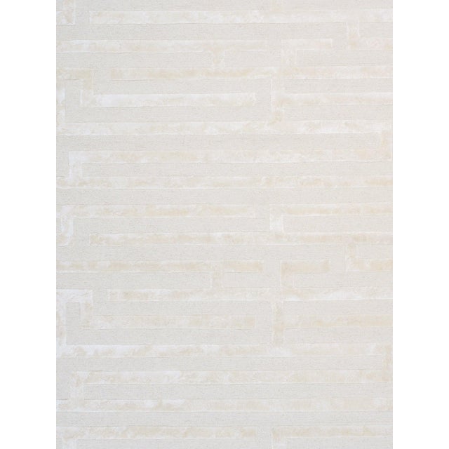 Add a touch of modern elegance to your home with Pasargad Home's Edgy Hand-Tufted bamboo Silk & Wool Area Rug. Made of...