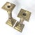 Vintage Solid Heavy Brass Candlestick Holders - a Pair For Sale - Image 4 of 7