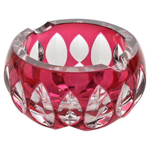 Geometric Crystal Ashtray from Val-Saint-Lambert, Belgium, 1960s For Sale - Image 6 of 6