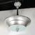 1930s Art Deco Brushed Aluminum & Frosted Glass Chandelier With Fluted Detailing For Sale - Image 11 of 13
