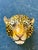 Vintage Boho Glazed Ceramic Leopard Wall Hanging For Sale - Image 10 of 11