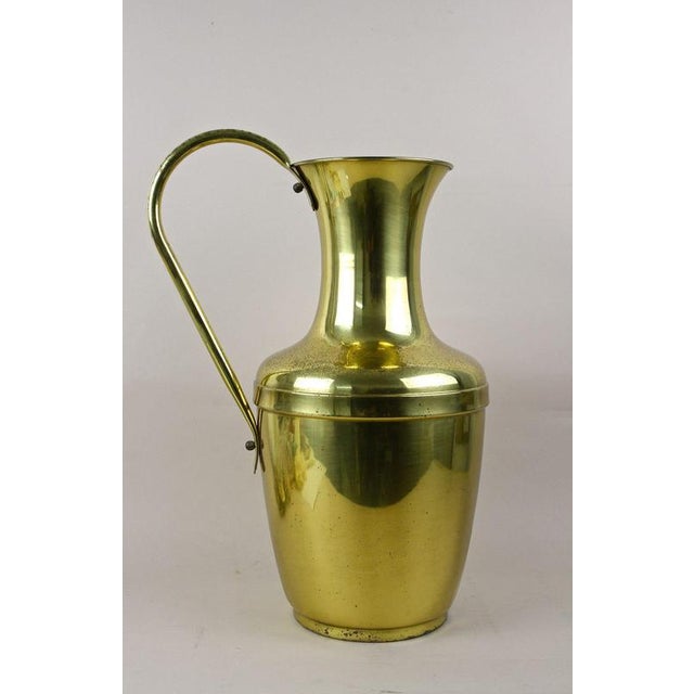Mid-Century Brass Amphora Vase with Handle, Austria, 1940s-1950s For Sale - Image 9 of 18