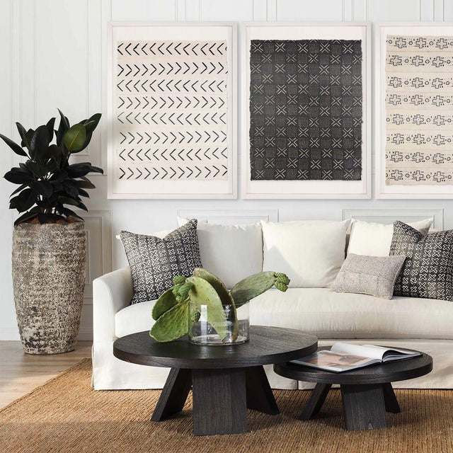 African mudcloth, also known as Bògòlanfini, is a traditional handmade Malian textile dyed with fermented mud. Originating...