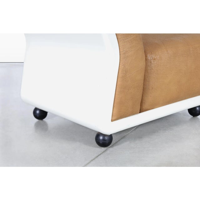 Mid-Century Modern "Amanta 24" Leather Modular Sofa by Mario Bellini for C&b Italia For Sale - Image 11 of 12