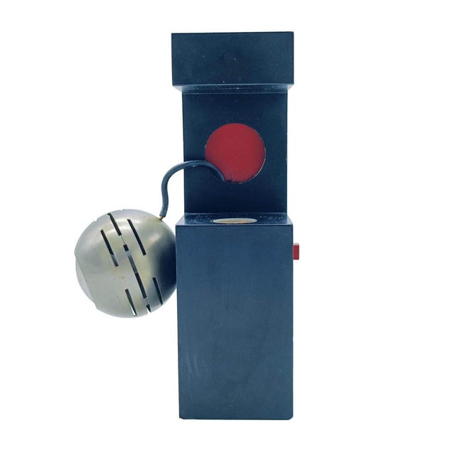 1960s Italian Contrast Table Lamp by Angelo Lelli for Arredoluce, 1962 For Sale - Image 5 of 10