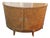 Century Furniture Omni Collection Burl Walnut Demilune Cabinet For Sale