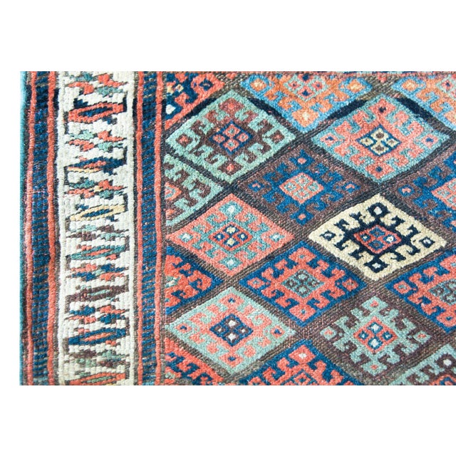 1910s Early 20th Century Kurdish Jaffe Rug For Sale - Image 5 of 10