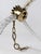 Gold Italian Art Deco Murano Glass Pendant in the style of Barovier, 1930s For Sale - Image 8 of 18