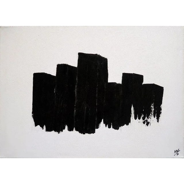 City 3 is a refined acrylic painting on canvas realized by the Italian artist Anna Maria Caboni in 2016. The artwork is...