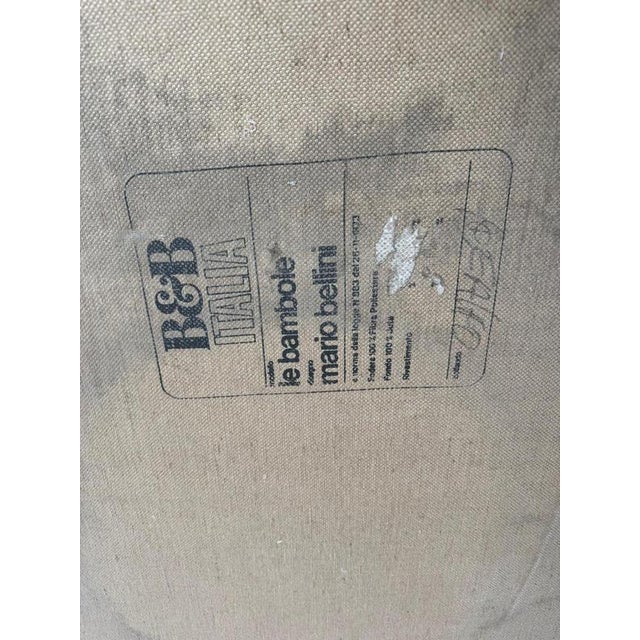 Mid-Century Modern Model Le Bambole Sofa by Mario Bellini for B&B Italia, 1970s For Sale - Image 3 of 8