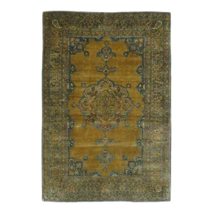 Late 18th Century Antique Kashan Rug 3'4'' x 4'10''
