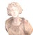 19th Century 19th Century Italian Marble Bust of Sappho( Greek Lyric Poet) on Pedestal - Set of 2 For Sale - Image 5 of 10