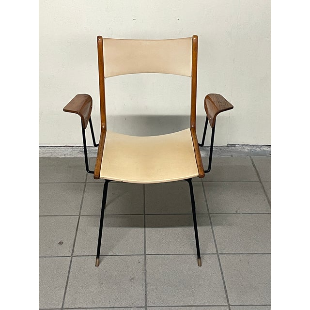 Boomerang Desk Chair by Carlo Ratti, 1950s For Sale - Image 11 of 18