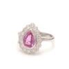 Natural 1.80 cts pink sapphire & 0.65 cts diamond ring in 18k gold For Sale - Image 16 of 18
