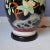 Textile Asian Style Vase Lamp from Kullmann, 1980s For Sale - Image 7 of 12
