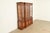 Baker Furniture Company Baker Furniture Style French Regency Carved Walnut Lighted Breakfront Bookcase Cabinet For Sale - Image 4 of 12