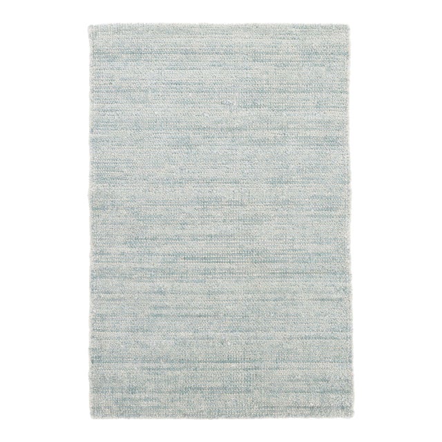 Dash & Albert by Annie Selke Quartz Ocean Woven Viscose/Cotton Rug, 8' x 10' For Sale