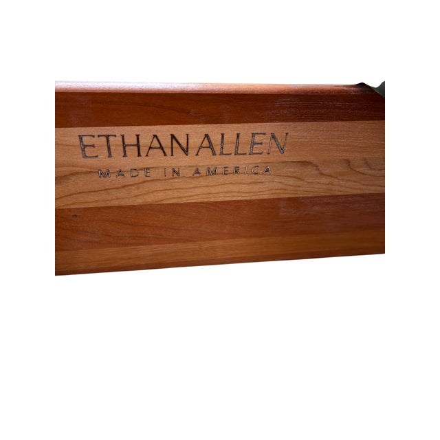 1990s Ethan Allen American Impressions Nightstand End Table Mission Arts Crafts For Sale - Image 11 of 16