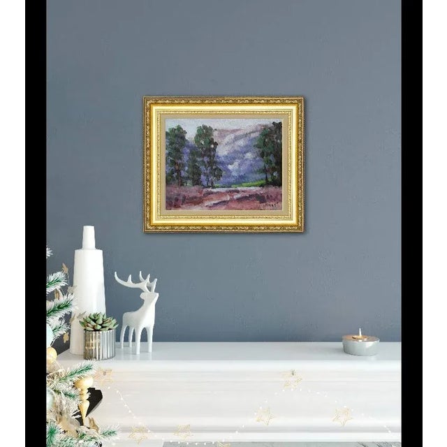 Contemporary Contemporary Impressionist Landscape Oil Painting For Sale - Image 3 of 6