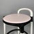 Italian Modern Black and White Stools by Anna Castelli Ferrieri for Kartell, 1980s, Set of 2 For Sale - Image 9 of 18