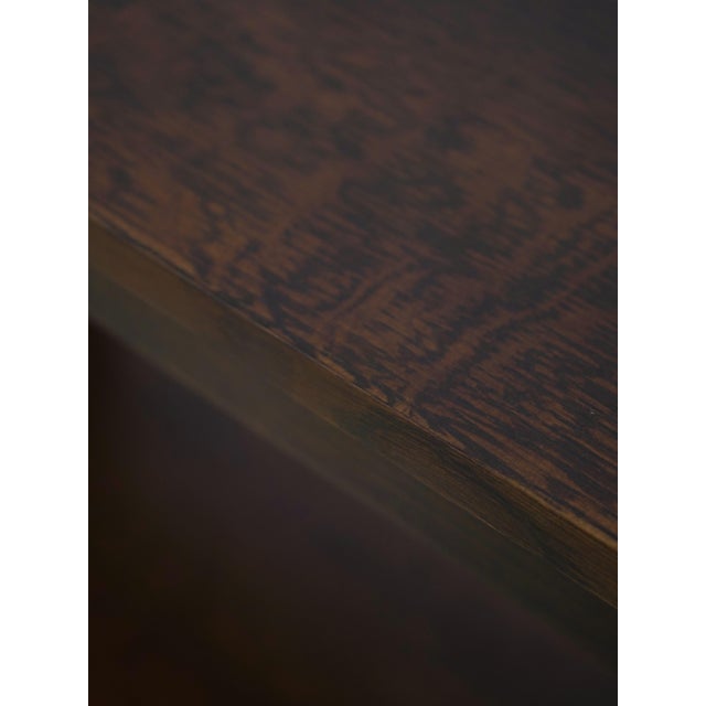 Stickley Mission Oak Harvey Ellis 3 Tier Inlaid Bookcase For Sale - Image 11 of 12
