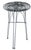 Modernist 3 Piece Iron Patio Furniture Set With Rose Pattern For Sale - Image 11 of 15