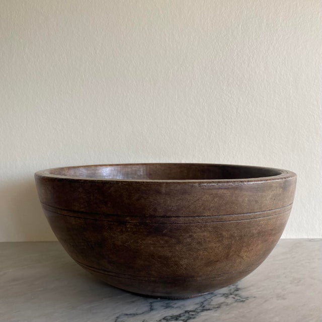 1960s Wooden Salad Bowl, 1960s For Sale - Image 5 of 10