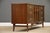 Broyhill Brasilia 1960s Refinished Broyhill Brasilia 66” Walnut Dresser Credenza For Sale - Image 4 of 12