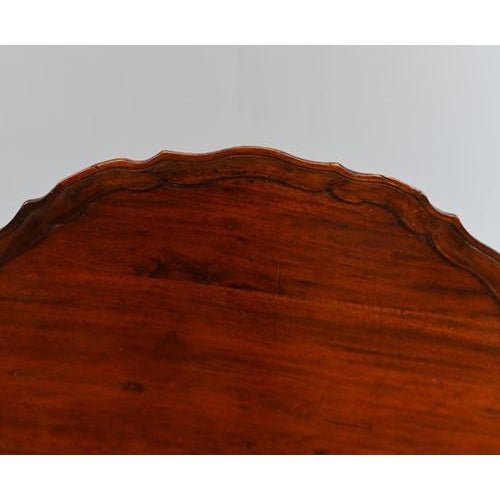 Georgian Revival Tilt Top Table in Mahogany For Sale - Image 10 of 12