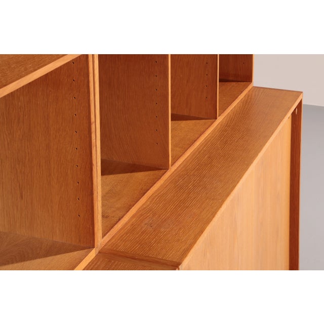 Danish Oak Wall Unit by Kurt Østervig for Kp Møbler, 1970, Set of 4 For Sale - Image 6 of 15