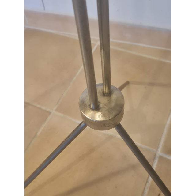 Polish Industrial Tripod Floor Lamp attributed to Gałecki, 1970s For Sale - Image 4 of 8