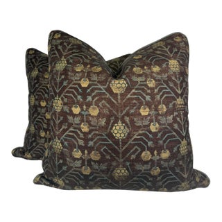 Zak + Fox "Khotan 08" 22" Pillows-a Pair For Sale