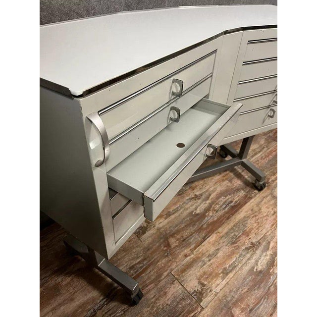 Vintage Dentists Serving Cart, 1940 For Sale - Image 3 of 6