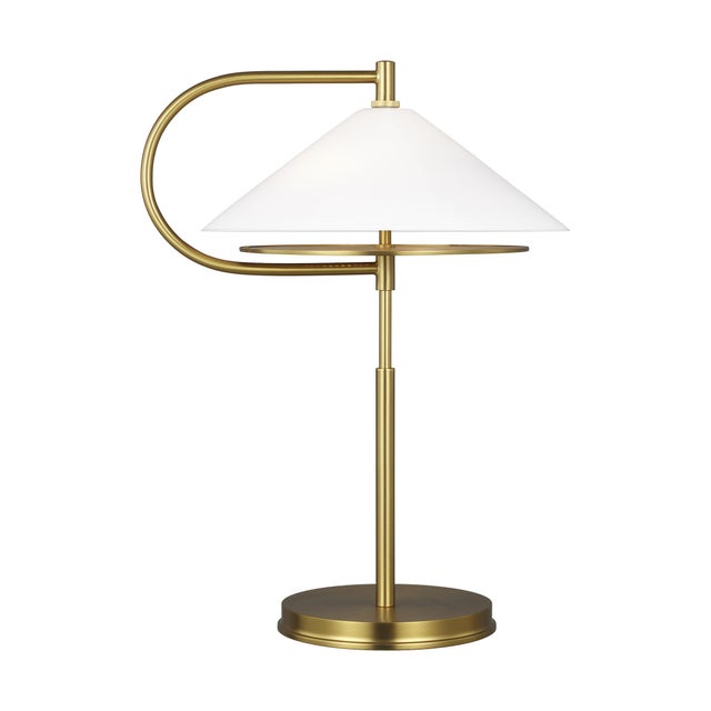 Kelly Wearstler by Visual Comfort Studio Gesture Table Lamp, Burnished Brass For Sale - Image 10 of 10