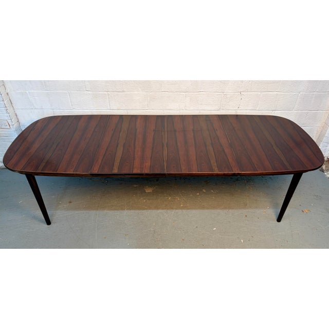 Mid 20th Century Iconic Danish Mid-Century Modern Rosewood Dining Set With 8 High-Back Chairs For Sale - Image 10 of 18