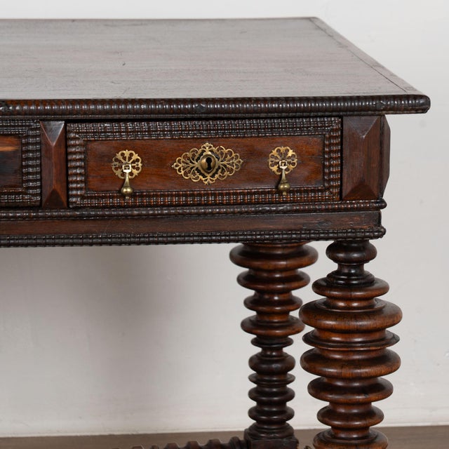 Late 18th Century Portuguese Chestnut Console Table For Sale - Image 11 of 17