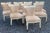 Late 20th Century Distressed Painted Farmhouse Dining Chairs - Set of 8 For Sale - Image 11 of 11
