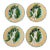 Antique French Barbotine Majolica Asparagus Plates, Circa 1880–1900 - Set of Four For Sale