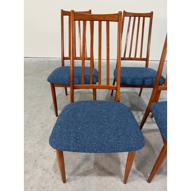 Danish Teak Mid Century Dining Chairs, Set of 4 For Sale - Image 9 of 12
