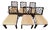 1960s Chinese Chippendale Cockpen Dining Chairs, New Upholstery — Set of 6 For Sale