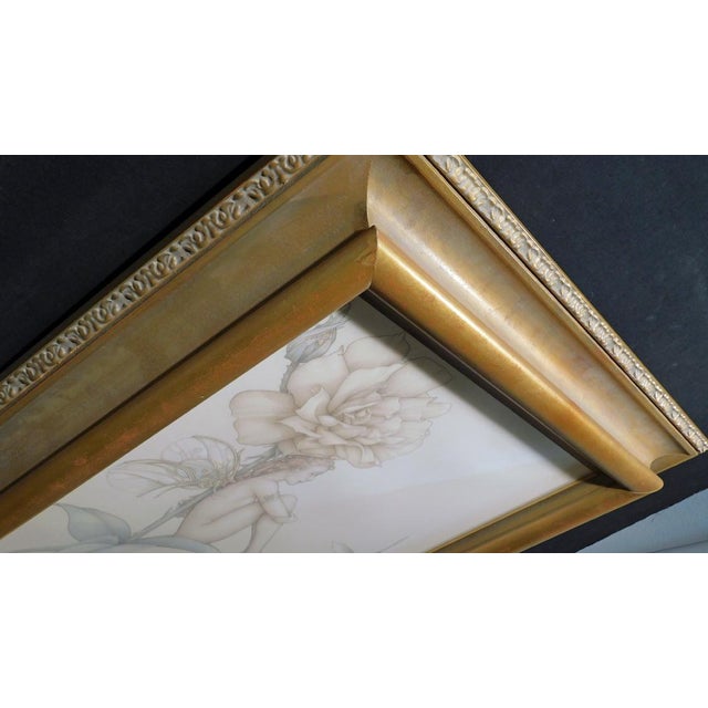 Paint Michael Parkes "Shade of the Rose" Archival Inks Printed on Vellum Hand Signed For Sale - Image 7 of 9