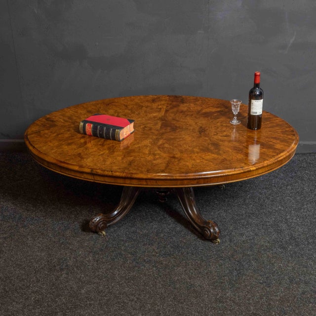 Brown Victorian Coffee Table, 1860s For Sale - Image 8 of 8
